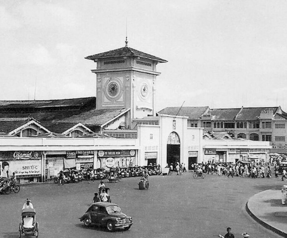 Hình ảnh chợ Bến Thành ngày xưa