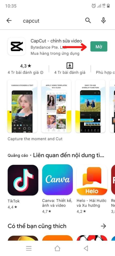 cách sử dụng capcut