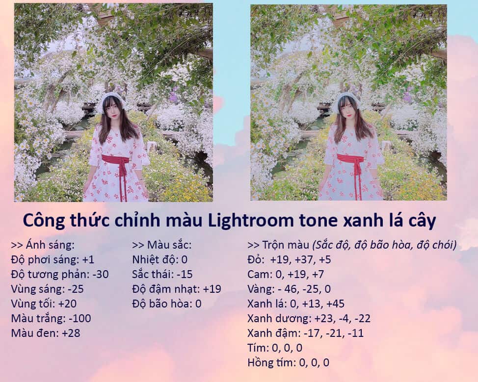 Với Lightroom, bạn có thể dễ dàng chỉnh màu để tạo ra bức ảnh ấn tượng nhất. Chỉ cần điều chỉnh các thông số Fire, Saturation hay Tint, bạn sẽ có được một bức ảnh hoàn hảo nhất. Hãy để Lightroom giúp bạn hoàn thiện những bức ảnh của mình!