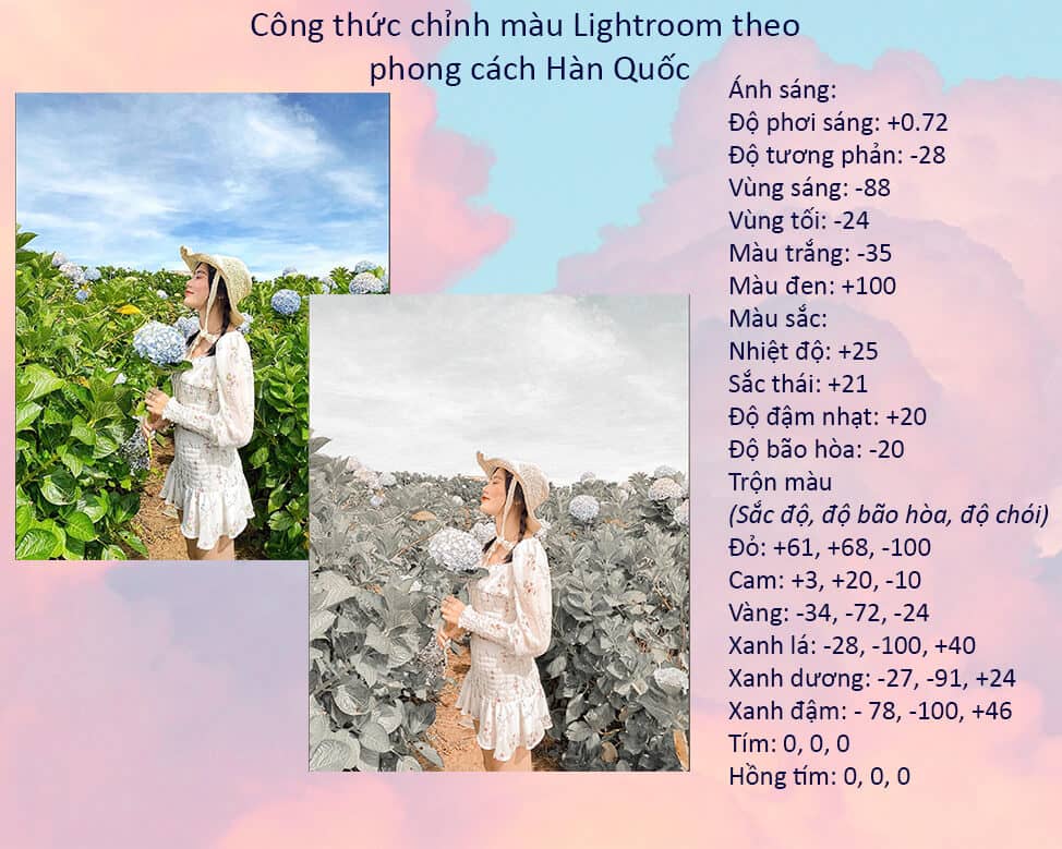 8 công thức chỉnh màu Lightroom đẹp cho bạn tha hồ đú trend 2022