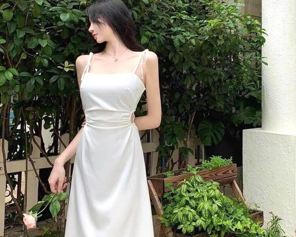 Mẫu váy đầm maxi trắng chụp ảnh cưới đẹp tuyệt vời dịu dàng đầy quyến rũ   Xưởng chuyên bỏ sỉ quần áo váy đ  Phong cách thời trang Thời trang