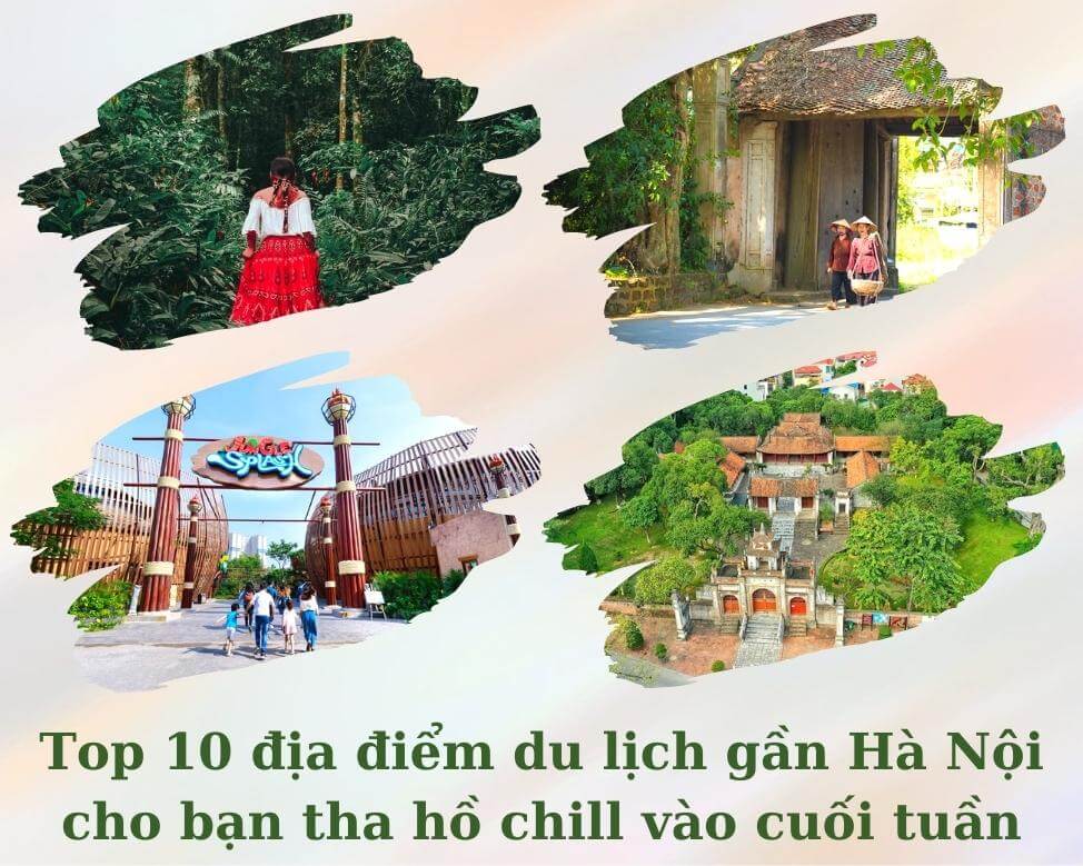 Địa điểm du lịch gần Hà Nội: Hà Nội là một thành phố đông đúc và năng động, nhưng bạn vẫn có thể tìm thấy những địa điểm du lịch yên tĩnh và gần gũi với thiên nhiên. Những ngôi làng cổ truyền, những vườn hoa cúc vàng tràn ngập ánh nắng, hay những khu vườn của các đền đài cổ đại, tất cả đều là những điểm đến thú vị gần Hà Nội.