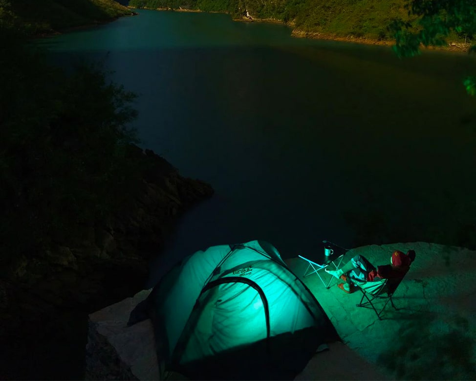 cắm trại tại dòng sông nho quế