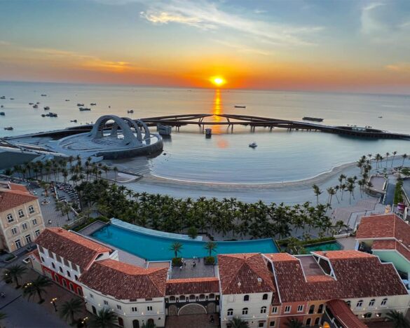 khung cảnh đầy huyền ảo của cầu hôn phú quốc