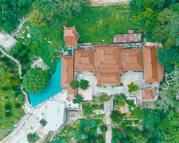 núi tà cú nhìn từ trên cao